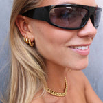 Classic Dome Hoops 18K Guldbelagt 15mm