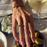 Wind Classic Loop Ring 18K Guldbelagt