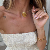 Wind Tide Halskæde 18K Guldbelagt