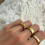 Wind Loop Ring 18K Guldbelagt