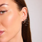 Classic Creoler Sølvfarvet 14mm