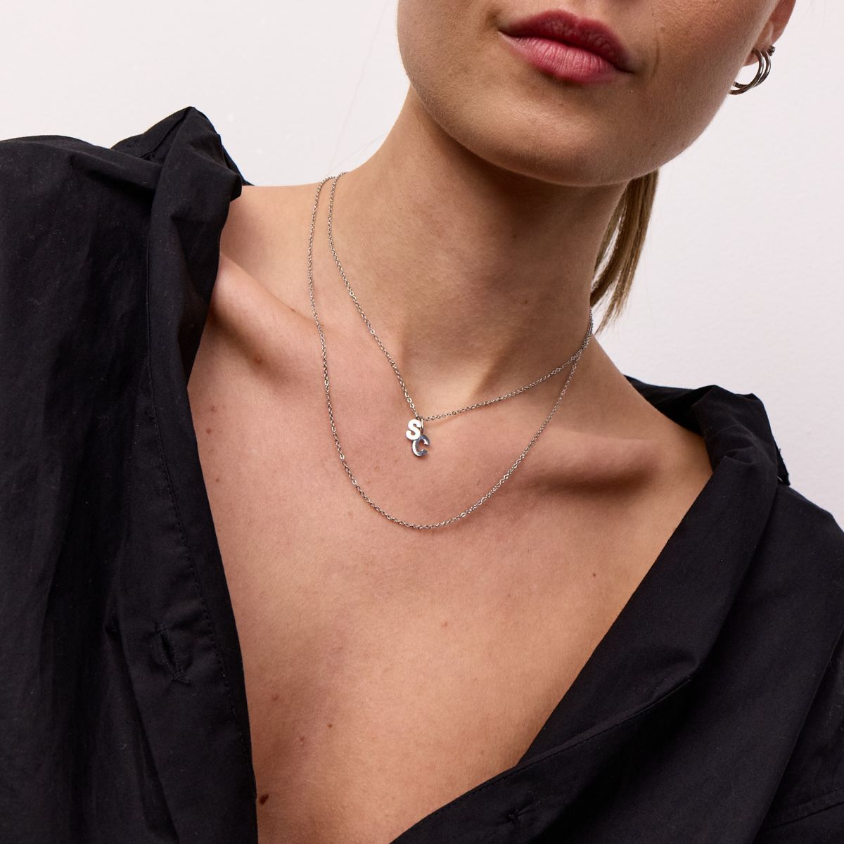 Classic Halskæde Sølvfarvet