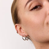 Classic Creoler Sølvfarvet 16mm