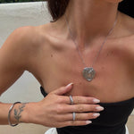 Wind Loop Ring Sølvfarvet