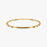 Oval Dome Bangle Lille 18K Guldbelagt