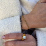 Twisted Armbånd 18K Guldbelagt