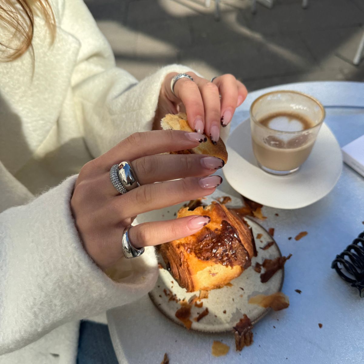 Classic Dome Pavé Krystal Ring Sølvfarvet