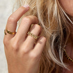 BOSS Signet Ring 18K Guldbelagt