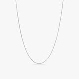 Classic Halskæde Sølvfarvet