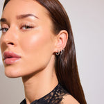 Classic Twist Creol Sølvfarvet 10mm