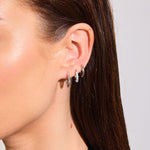 Classic Twist Creol Sølvfarvet 10mm