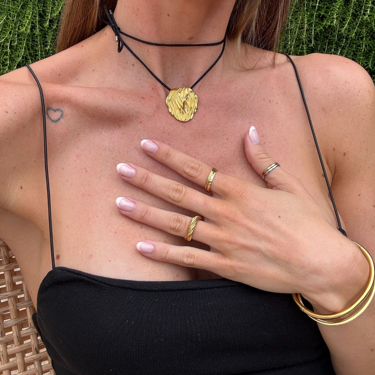 Wind Tide Halskæde 18K Guldbelagt