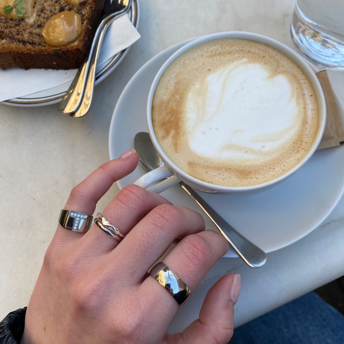 Classic Band Ring Sølvfarvet 8mm