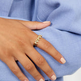 MAMA Signet Ring 18K Guldbelagt