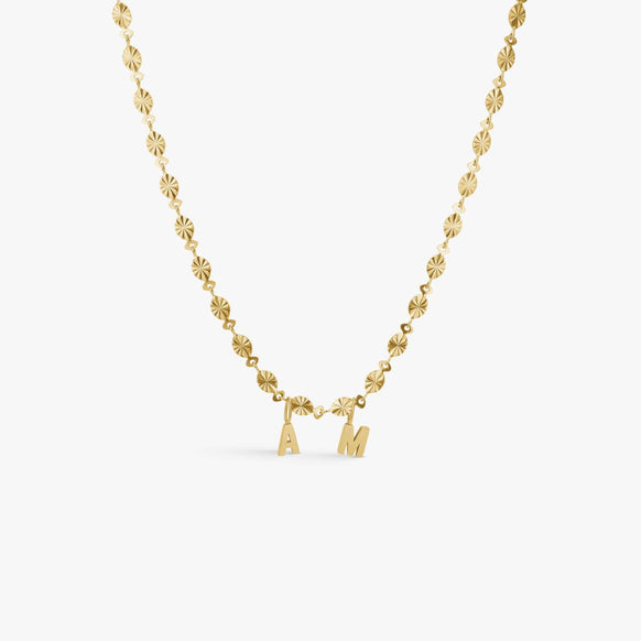 Classic Bogstav Vedhæng 18K Guldbelagt