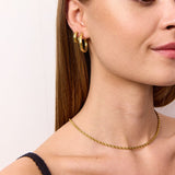 Rope Choker 18K Gold Plated 3mm 