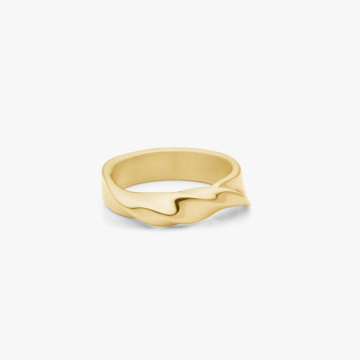 Wind Classic Loop Ring 18K Guldbelagt