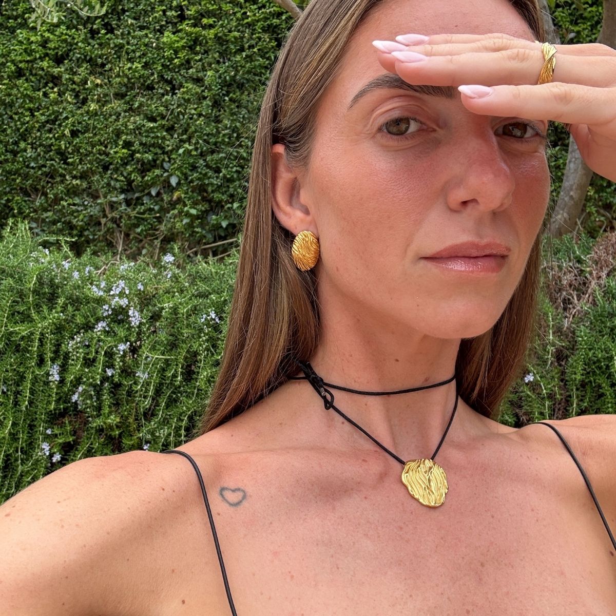 Wind Tide Halskæde 18K Guldbelagt