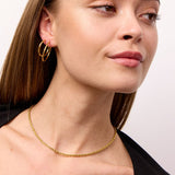 Rope Choker 18K Gold Plated 3mm 