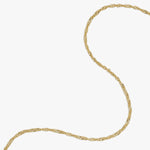 Twisted Kæde Sæt 18K Guldbelagt