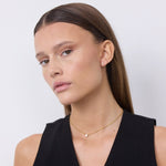 Floating Krystal Sæt 18K Guldbelagt