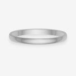 Classic Band Ring Sølvfarvet 2mm