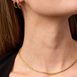 Rope Choker 18K Gold Plated 3mm 