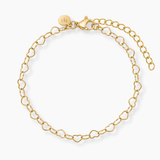 Heart Eternity Armbånd 18K Guldbelagt
