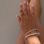 Wind Classic Loop Ring 18K Guldbelagt