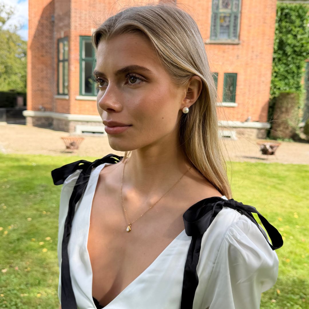 Classic Perle Stud Øreringe 10mm