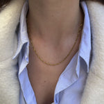 Twisted Halskæde 18K Guldbelagt