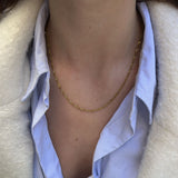 Twisted Halskæde 18K Guldbelagt