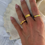 Wind Classic Loop Ring 18K Guldbelagt