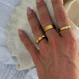 Wind Classic Loop Ring 18K Guldbelagt