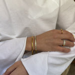 Bangle Sæt 18K Guldbelagt