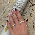 Eternity Krystal Ring 18K Guldbelagt