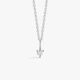 Heart Krystal Vedhæng Sølvfarvet