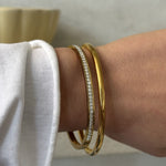 Bangle Sæt 18K Guldbelagt