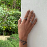 Wind Loop Ring Sølvfarvet