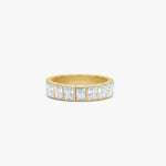 Eternity Krystal Ring 18K Guldbelagt