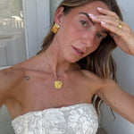 Wind Tide Halskæde 18K Guldbelagt