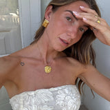 Wind Tide Halskæde 18K Guldbelagt