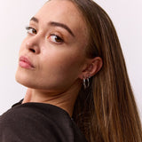 Classic Creoler Sølvfarvet 25mm