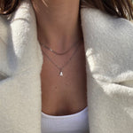 Flad Slangekaede Soelvfarvet 2mm Camilla Kroeyer Jewellery