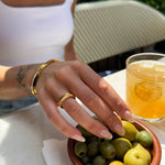 Wind Loop Ring 18K Guldbelagt