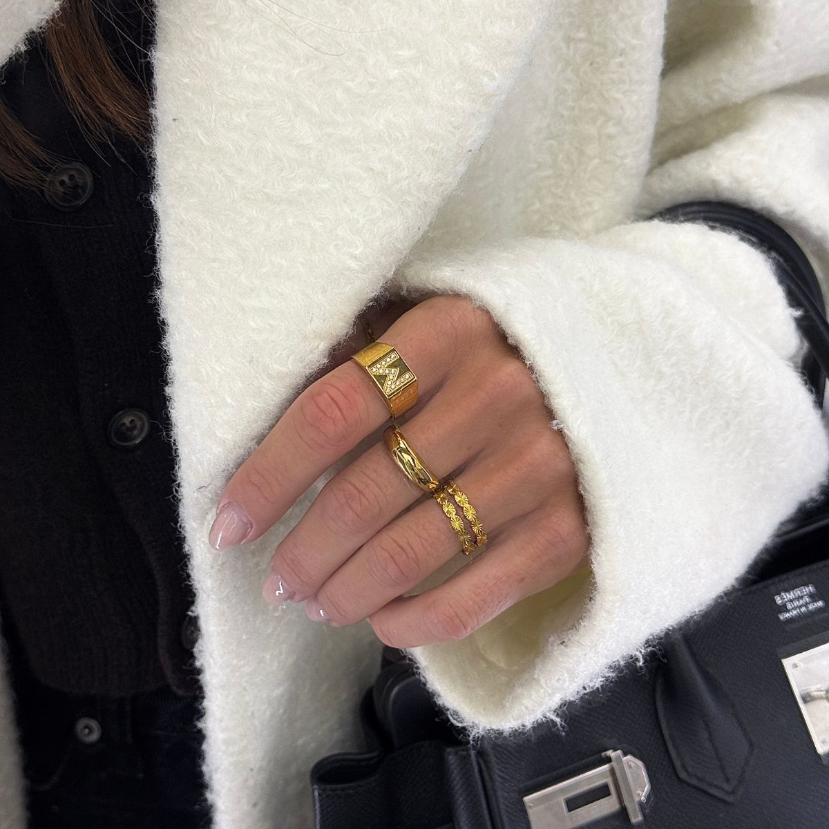 Sun Kiss Eternity ring 18K guldbelagt 3mm Camilla Krøyer Jewellery