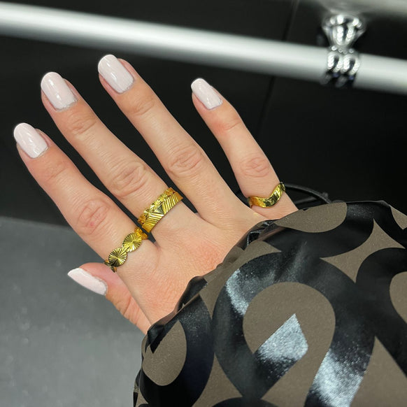 Sun Kiss Eternity Ring 18K Guldbelagt 7mm Camilla Krøyer Jewellery