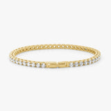 Tennis Luxe Armbånd 18K Guldbelagt 3mm