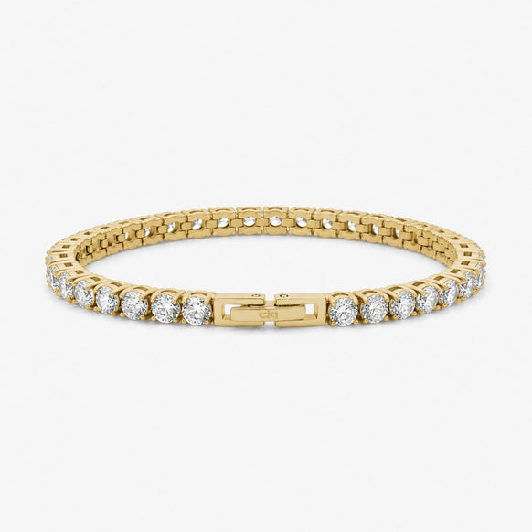 Tennis Luxe Armbånd 18K Guldbelagt 4mm