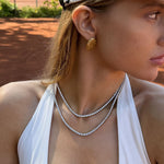 Tennis Luxe Halskæde 18K Guldbelagt 3mm